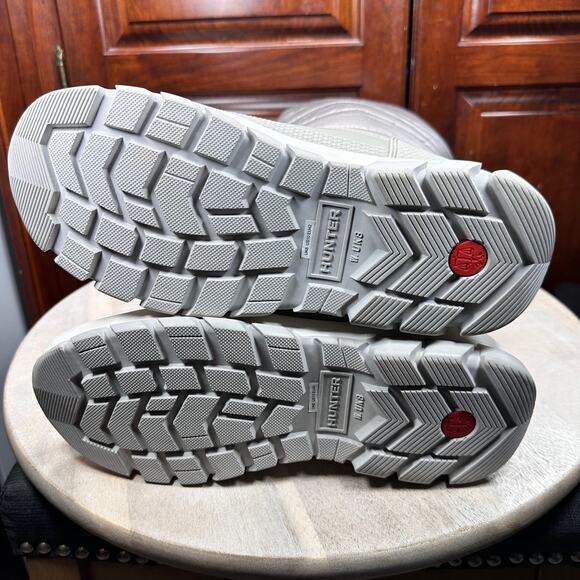 Hunter Women Metallic Snow Boot Size 10 Tall Winter Boots Silver Hail Grey New - Picture 14 of 16